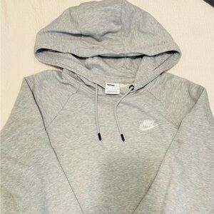 Nike Light Gray Pullover Hoodie